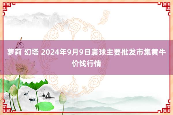 萝莉 幻塔 2024年9月9日寰球主要批发市集黄牛价钱行情