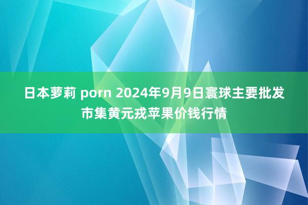 日本萝莉 porn 2024年9月9日寰球主要批发市集黄元戎苹果价钱行情