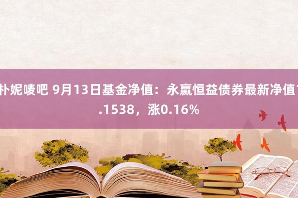 朴妮唛吧 9月13日基金净值：永赢恒益债券最新净值1.1538，涨0.16%