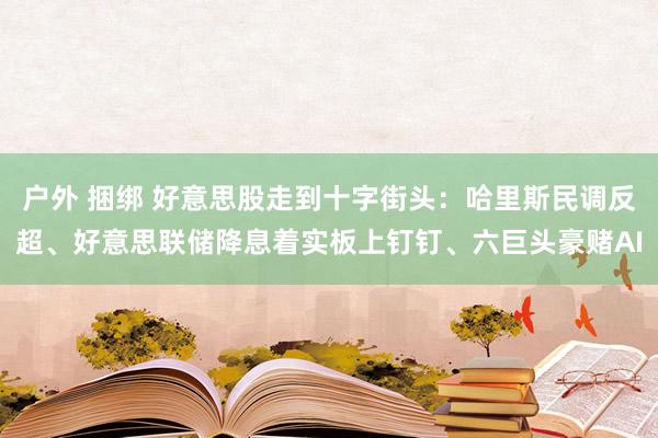 户外 捆绑 好意思股走到十字街头：哈里斯民调反超、好意思联储降息着实板上钉钉、六巨头豪赌AI