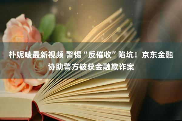 朴妮唛最新视频 警惕“反催收”陷坑！京东金融协助警方破获金融欺诈案