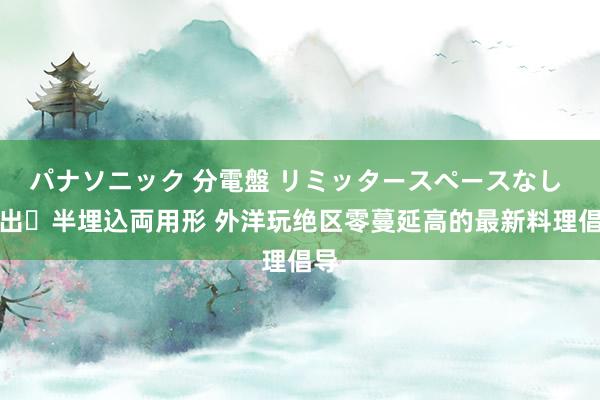 パナソニック 分電盤 リミッタースペースなし 露出・半埋込両用形 外洋玩绝区零蔓延高的最新料理倡导