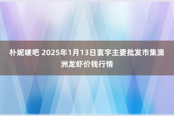 朴妮唛吧 2025年1月13日寰宇主要批发市集澳洲龙虾价钱行情