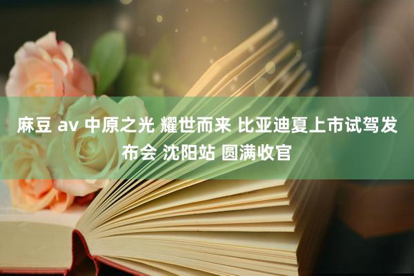 麻豆 av 中原之光 耀世而来 比亚迪夏上市试驾发布会 沈阳站 圆满收官